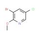 3-Bromo-5-chloro-2-methoxypyridine (CAS 102830-75-1) - chemical structure image