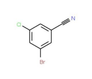 3-Bromo-5-chlorobenzonitrile (CAS 304854-55-5) - chemical structure image