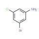 3-Bromo-5-chlorophenylamine (CAS 96558-78-0) - chemical structure image