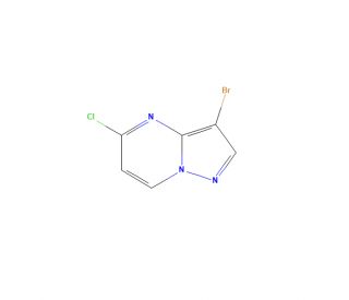 3-Bromo-5-chloropyrazolo[1,5-A]pyrimidine (CAS 960613-96-1) - chemical structure image