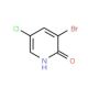 3-Bromo-5-chloropyridin-2-ol (CAS 137628-16-1) - chemical structure image