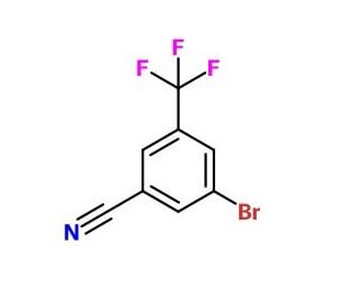3-Bromo-5-cyanobenzotrifluoride (CAS 691877-03-9) - chemical structure image