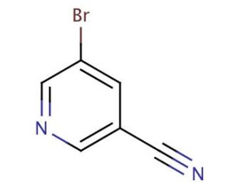 3-Bromo-5-cyanopyridine (CAS 35590-37-5) - chemical structure image