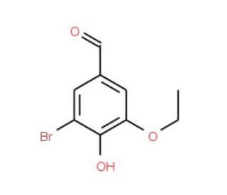 3-Bromo-5-ethoxy-4-hydroxybenzaldehyde (CAS 3111-37-3) - chemical structure image