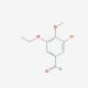3-bromo-5-ethoxy-4-methoxybenzaldehyde (CAS 81805-97-2) - chemical structure image