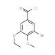 3-bromo-5-ethoxy-4-methoxybenzoyl chloride - chemical structure image
