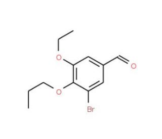 3-bromo-5-ethoxy-4-propoxybenzaldehyde - chemical structure image