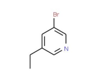 3-Bromo-5-ethylpyridine (CAS 142337-95-9) - chemical structure image