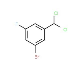 3-Bromo-5-fluorobenzal chloride (CAS 1000339-58-1) - chemical structure image