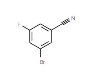 3-Bromo-5-fluorobenzonitrile (CAS 179898-34-1) - chemical structure image
