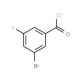 3-Bromo-5-fluorobenzoyl chloride (CAS 887266-90-2) - chemical structure image