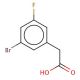 3-Bromo-5-fluorophenylacetic acid - chemical structure image