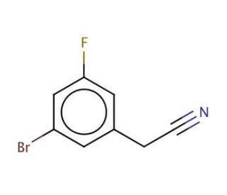 3-Bromo-5-fluorophenylacetonitrile - chemical structure image