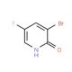 3-Bromo-5-fluoropyridin-2-ol (CAS 884494-94-4) - chemical structure image