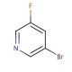 3-Bromo-5-fluoropyridine (CAS 407-20-5) - chemical structure image