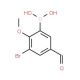 3-Bromo-5-formyl-2-methoxyphenylboronic acid (CAS 1072951-80-4) - chemical structure image