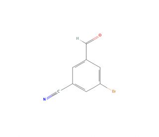 3-Bromo-5-formylbenzonitrile (CAS 644982-55-8) - chemical structure image