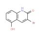 3-Bromo-5-hydroxy-2(1H)-quinolinone - chemical structure image