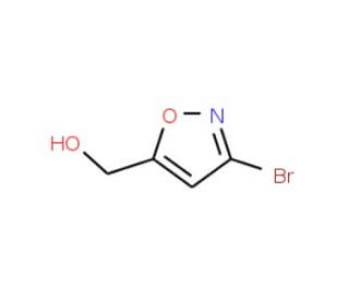3-Bromo-5-(hydroxymethyl)isoxazole (CAS 25742-00-1) - chemical structure image