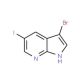 3-Bromo-5-iodo-1H-pyrrolo[2,3-b]pyridine (CAS 900514-06-9) - chemical structure image