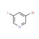 3-Bromo-5-iodopyridine (CAS 233770-01-9) - chemical structure image