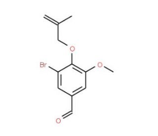 3-Bromo-5-methoxy-4-[(2-methylprop-2-enyl)oxy]-benzaldehyde - chemical structure image