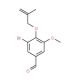 3-Bromo-5-methoxy-4-[(2-methylprop-2-enyl)oxy]-benzaldehyde - chemical structure image