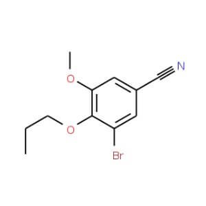 3-Bromo-5-methoxy-4-n-propoxybenzonitrile | CAS 515848-04-1