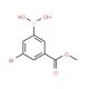 3-Bromo-5-(methoxycarbonyl)benzeneboronic acid (CAS 913835-87-7) - chemical structure image