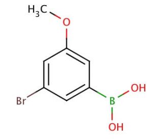 3-Bromo-5-methoxyphenylboronic acid (CAS 849062-12-0) - chemical structure image
