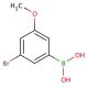 3-Bromo-5-methoxyphenylboronic acid (CAS 849062-12-0) - chemical structure image