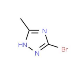 3-bromo-5-methyl-1H-1,2,4-triazole (CAS 26557-90-4) - chemical structure image