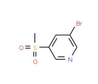 3-Bromo-5-(methylsulphonyl)pyridine (CAS 445491-71-4) - chemical structure image