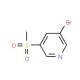 3-Bromo-5-(methylsulphonyl)pyridine (CAS 445491-71-4) - chemical structure image