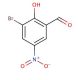 3-Bromo-5-nitrosalicylaldehyde (CAS 16789-84-7) - chemical structure image