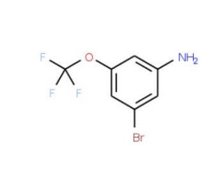 3-Bromo-5-(trifluoromethoxy)aniline - chemical structure image