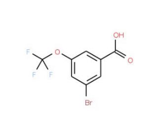 3-Bromo-5-(trifluoromethoxy)benzoic acid (CAS 453565-90-7) - chemical structure image