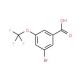 3-Bromo-5-(trifluoromethoxy)benzoic acid (CAS 453565-90-7) - chemical structure image