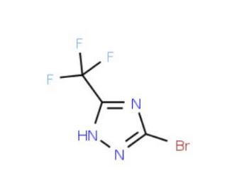3-bromo-5-(trifluoromethyl)-1H-1,2,4-triazole - chemical structure image