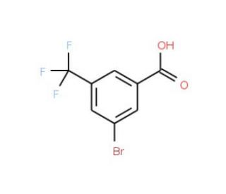 3-Bromo-5-(trifluoromethyl)benzoic acid (CAS 328-67-6) - chemical structure image