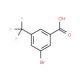 3-Bromo-5-(trifluoromethyl)benzoic acid (CAS 328-67-6) - chemical structure image
