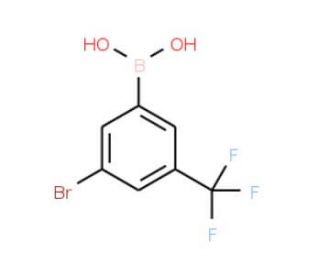 3-Bromo-5-(trifluoromethyl)phenylboronic acid (CAS 913835-64-0) - chemical structure image