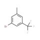3-Bromo-5-(trifluoromethyl)toluene (CAS 86845-28-5) - chemical structure image