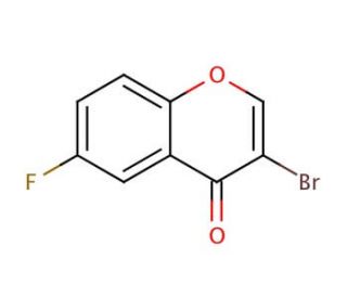 3-Bromo-6-fluorochromone (CAS 179111-05-8) - chemical structure image