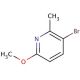 3-Bromo-6-methoxy-2-methyl-pyridine (CAS 126717-59-7) - chemical structure image