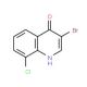 3-Bromo-8-chloro-4-hydroxyquinoline (CAS 1065087-93-5) - chemical structure image