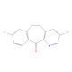 3-Bromo-8-chloro-5,6-dihydro-11H-benzo[5,6]cyclohepta[1,2-b]pyridin-11-one (CAS 156073-28-8) - chemical structure image