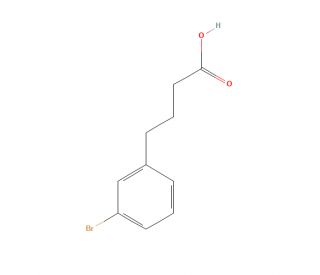3-Bromo-benzenebutanoic Acid (CAS 899350-32-4) - chemical structure image