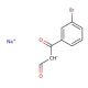 3-Bromo-β-oxo-benzenepropanal Sodium Salt (CAS 933054-29-6) - chemical structure image