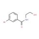 3-Bromo-N-(2-hydroxyethyl)benzamide (CAS 57728-66-2) - chemical structure image